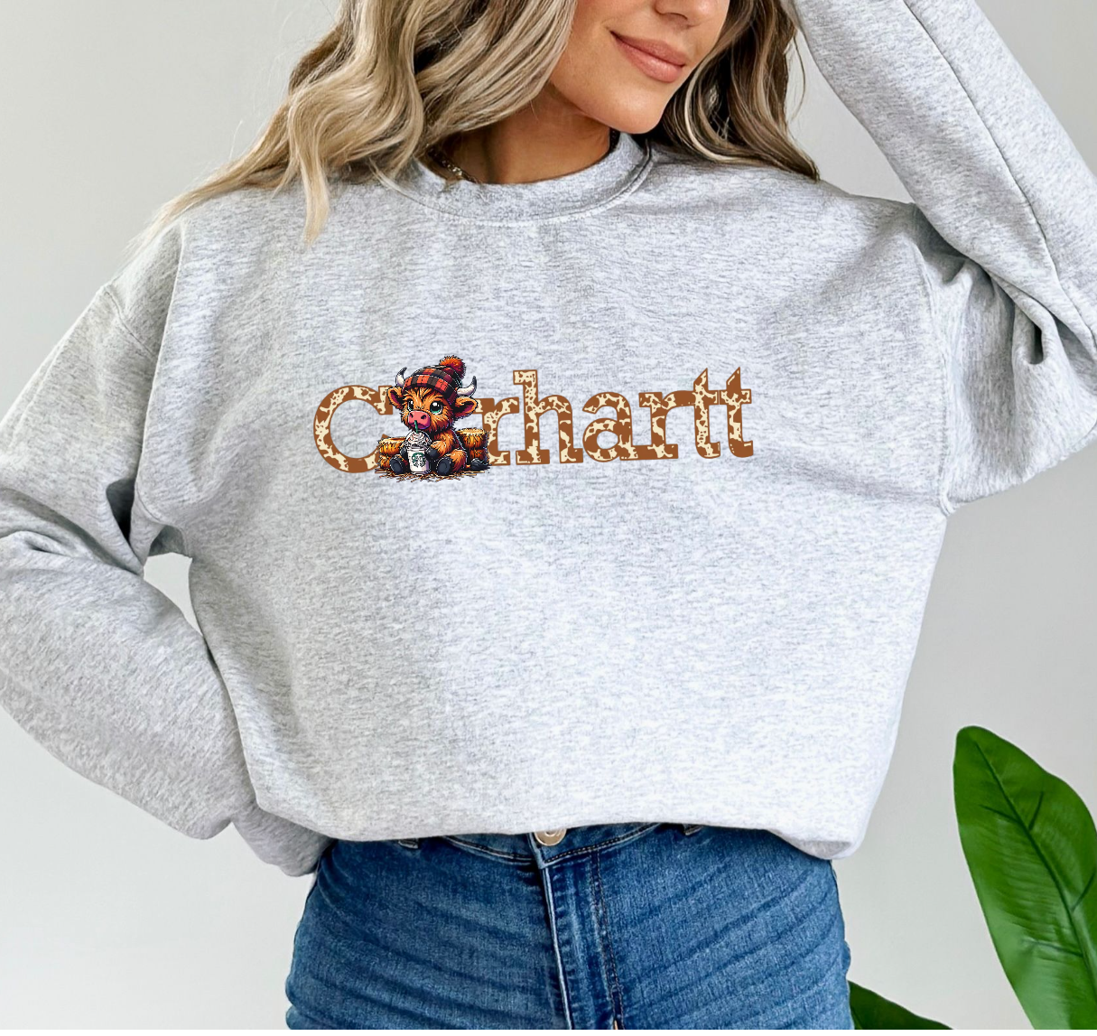 Cozy Unisex Crewneck Sweatshirt with Fun Graphic
