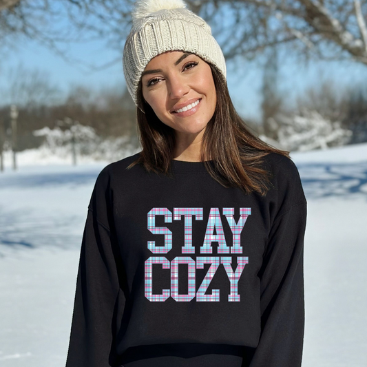 Stay Cozy Unisex Crewneck Sweatshirt - Perfect for Relaxing Days & Casual Outings